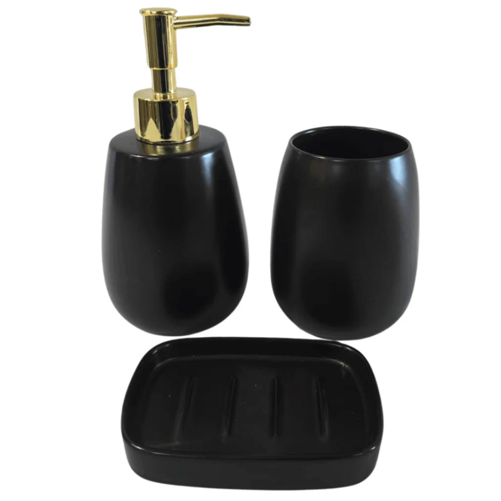 Danny Home Porcelain Bathroom Set 3 Pcs