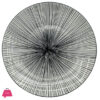 Danny Home Porcelain Black line 10.5 Inch Flat Plate