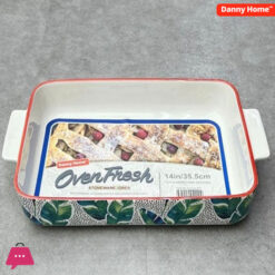 Danny Home Rectangular Ceramic Oven Tray