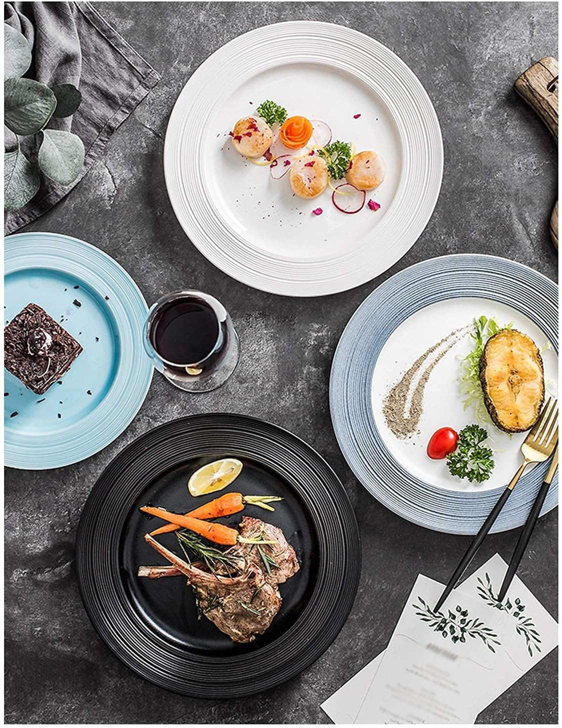 Danny Home Round Desert Plate  8.5 Inch