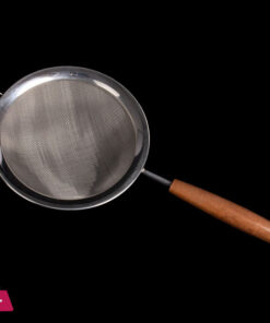 Elegant Wood Handle Tea Strainer Medium