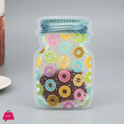 3Pcs Food Pouevening Dress Jar Zipper Bag Reusable Bogownsshape Plastic 10 3Pcs Food Pouevening Dress Jar Zipper Bag Reusable Bogownsshape Plastic