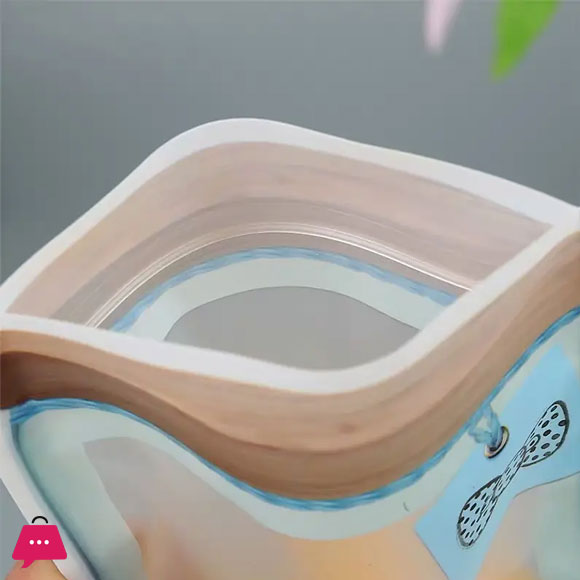 3Pcs Food Pouevening Dress Jar Zipper Bag Reusable Bogownsshape Plastic 8 3Pcs Food Pouevening Dress Jar Zipper Bag Reusable Bogownsshape Plastic - Image 4