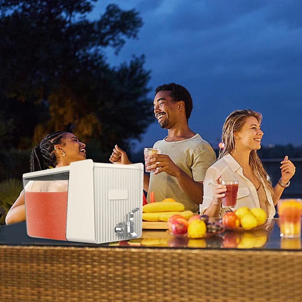 Fridge Drink Dispenser Leakproof Fridge Water Dispenser Drink Container 5.3 Liter