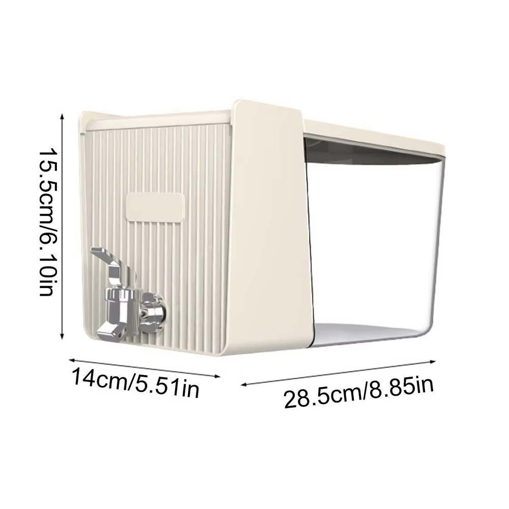 Fridge Drink Dispenser Leakproof Fridge Water Dispenser Drink Container 5.3 Liter