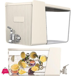 Fridge Drink Dispenser Leakproof Fridge Water Dispenser Drink Container 5.3 Liter