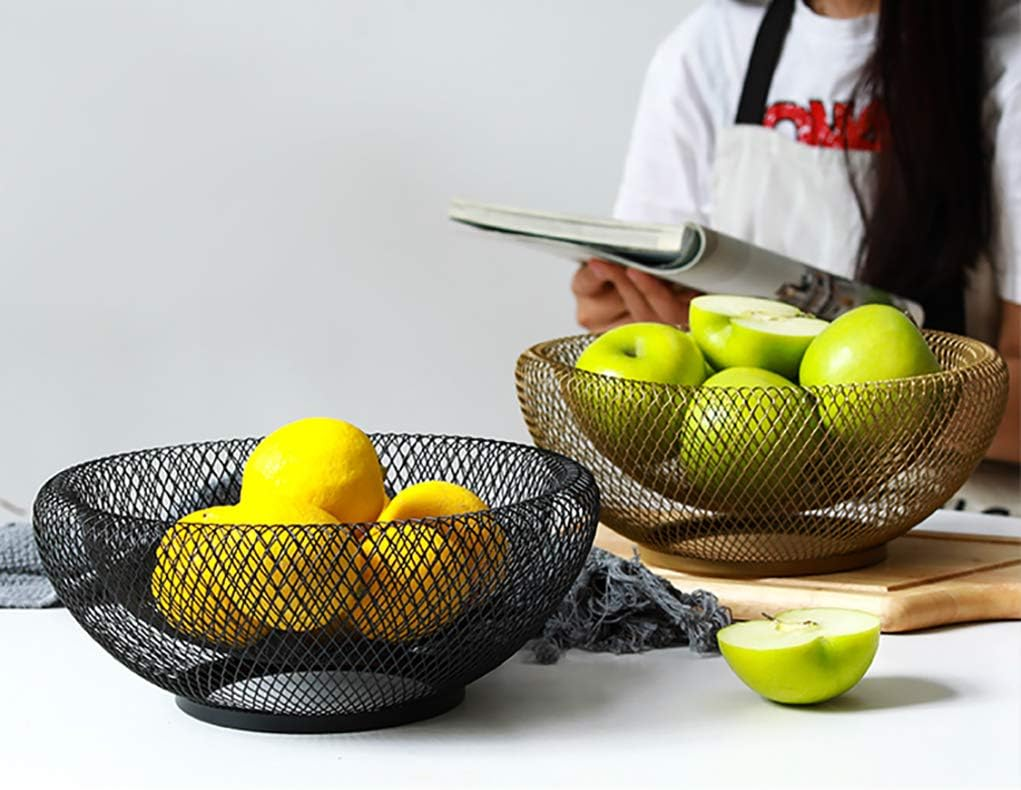 Fruit Basket Nordic Creative Double Layer Vuoto Bread Tray With Eggs Worked Vegetables For Kitchen Home Table Gold 25 X 13 Cm / 9.84 X 5.12 Inches