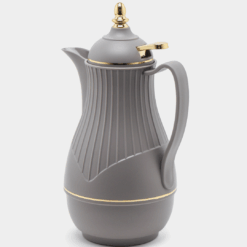 Glass Vacuum Flask Thermos Jug Insulated Airpot Hot Cold Drink Camping Mug 1 Ltr