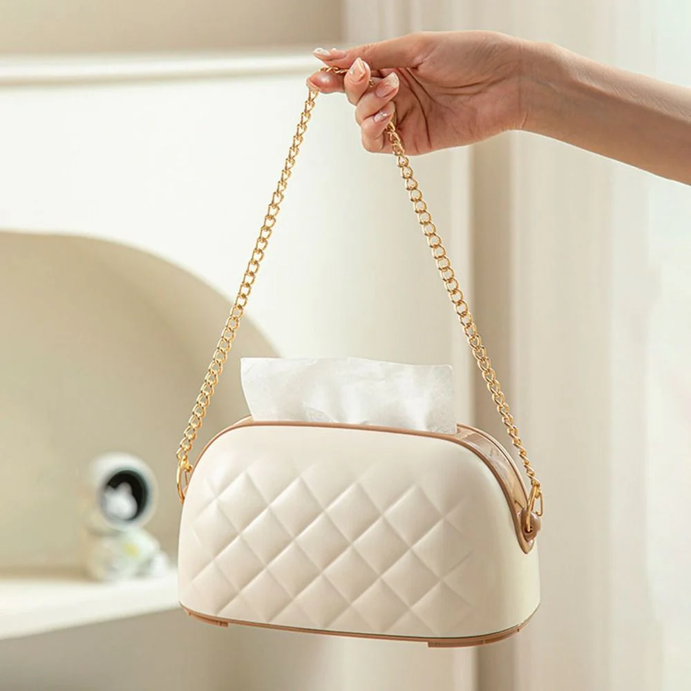 Hand Bag Style Tissue Box Decorative Napkin Holder