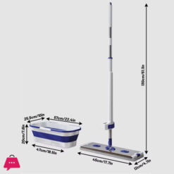 Hands Free Folding Bucket Mop Set