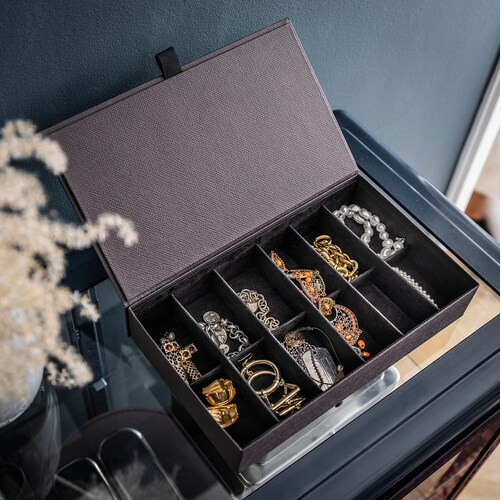 Ikea Anilinare Jewelry Box Compartments – Velvet Soft 18 X 6 Cm
