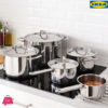 Ikea Annons Cookware Set Stainless Steel