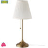 Ikea Arstid Table Lamp, Brass / White