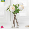 IKEA SMYCKA Artificial Flower Peony / white 30 CM