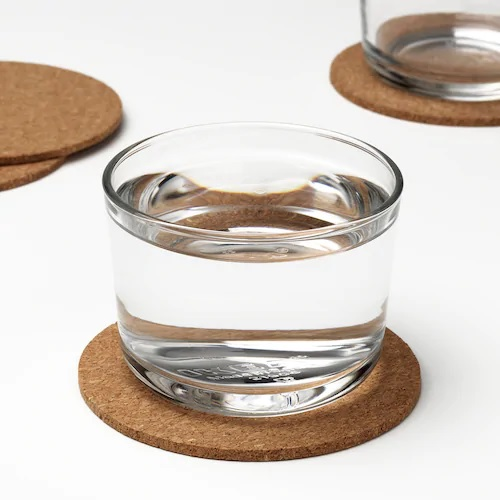 Ikea Avskild Coaster, Cork 10 Cm