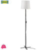IKEA BARLAST Floor Lamp, Black / White150 cm
