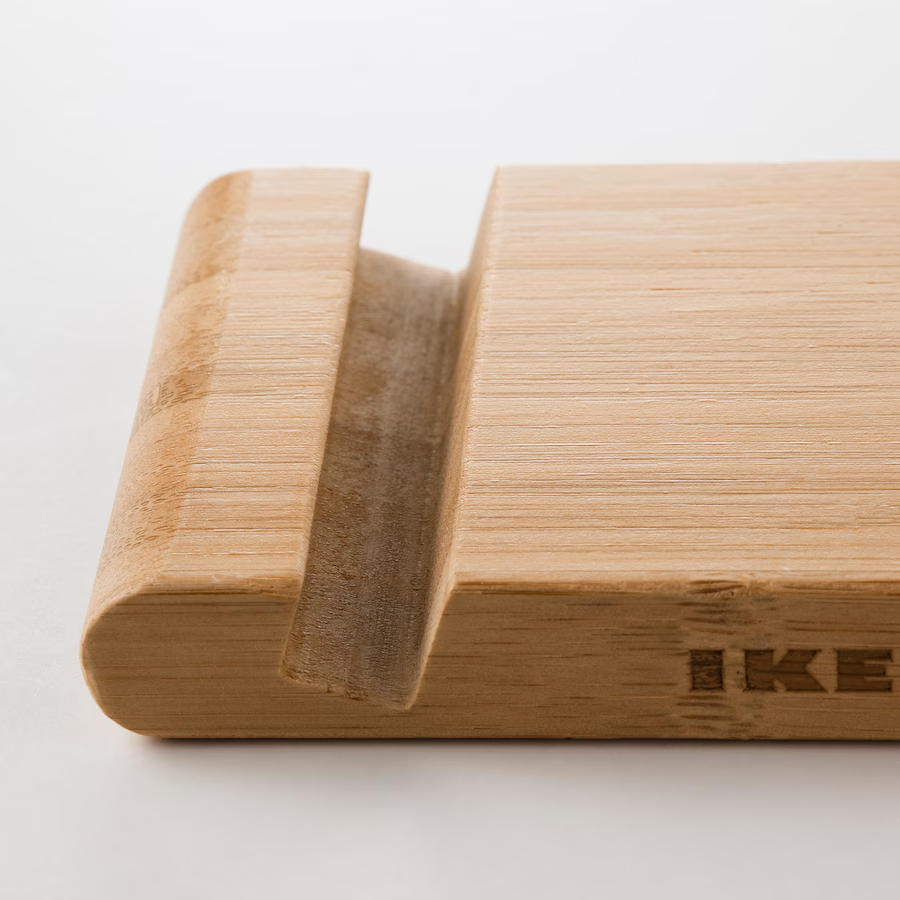 Ikea Bergenes Holder For Mobile Phone / Tablet Bamboo