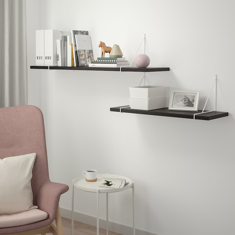 Ikea Bergshult Pershult Wall Shelf 120X20 Cm