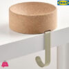 IKEA FAGNING Portable Table Hook, Cork / Metal