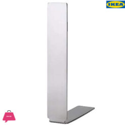 Ikea Glufsa Stainless Steel Book End Holder - Pack of 2