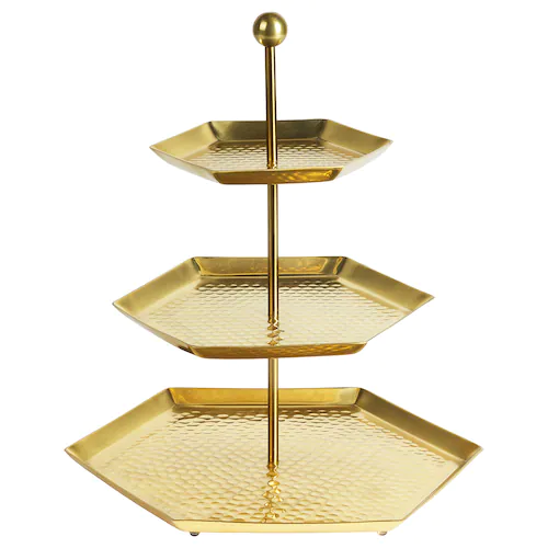 Ikea Gokvalla Serving Stand Golden Set