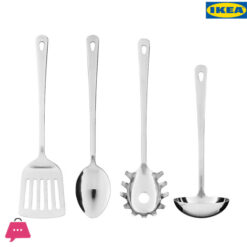 IKEA GRUNKA Stainless Steel 4-piece Kitchen Utensil Set