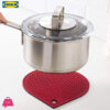 Ikea Gunstig Trivet Pot Stand Magnetic Red, Dark Gray