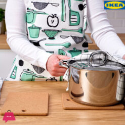 Ikea Heat Pot Stand Cork 23X17 Cm