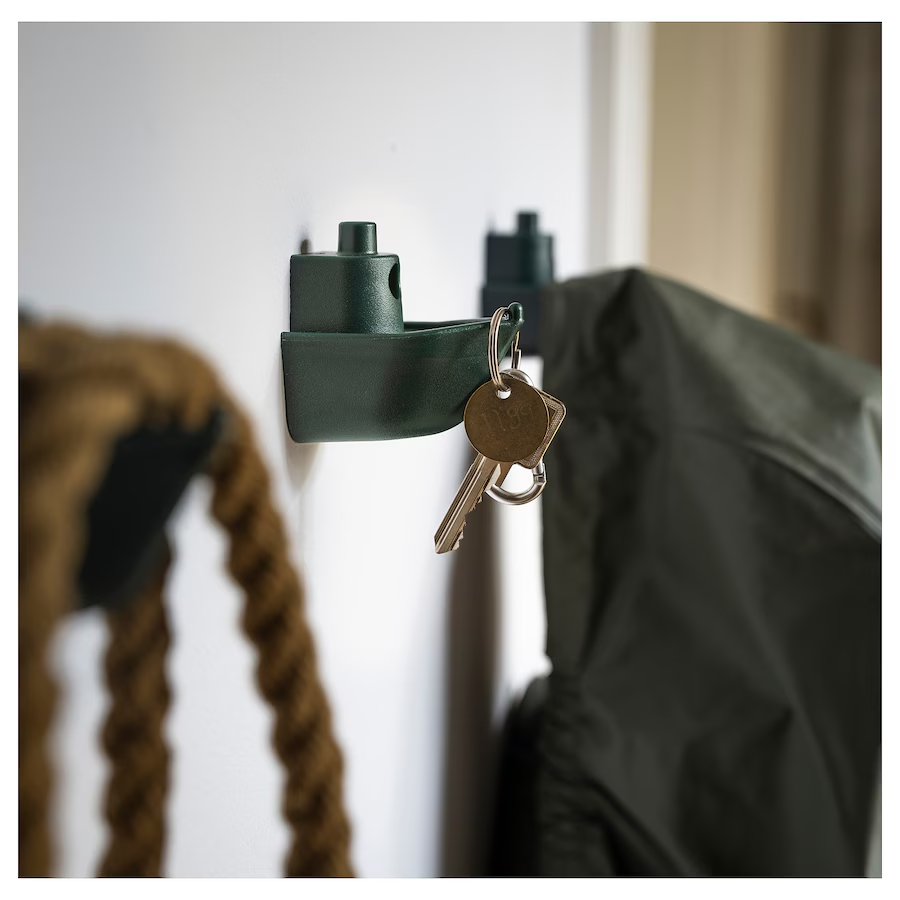 Ikea Knopare Hook Green
