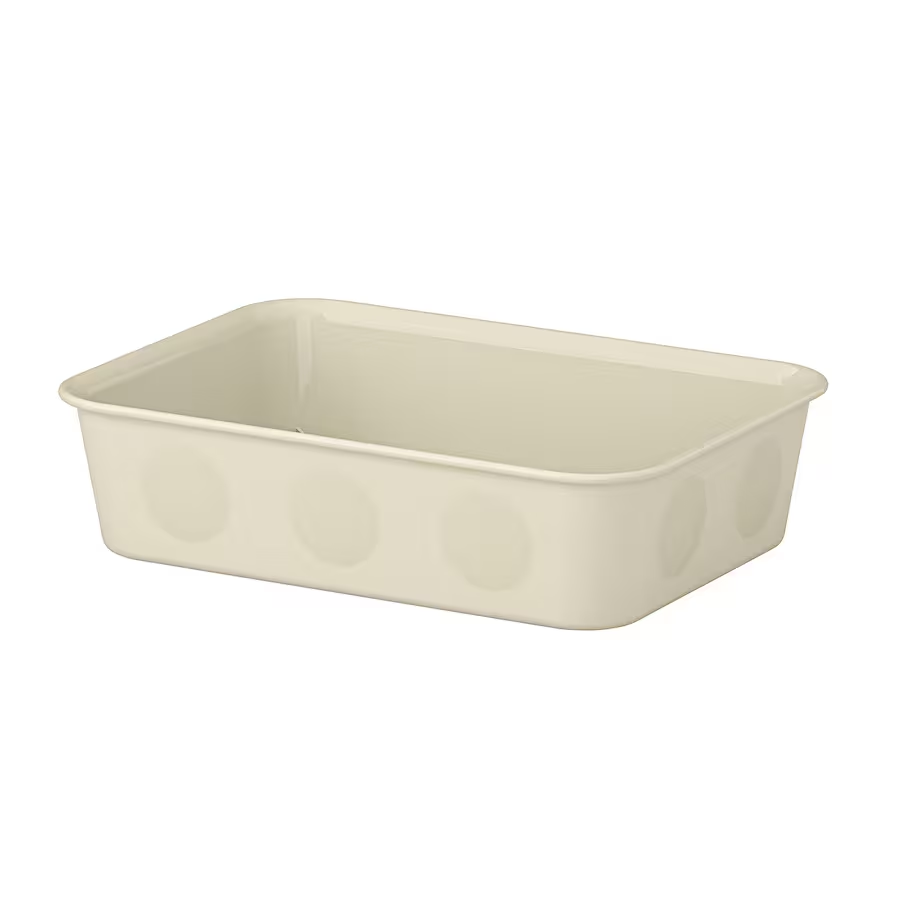 Ikea Nojig Organizer, Plastic / Beige 15 X 20X 5 Cm