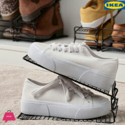 IKEA SKOSTALL Shoe Organiser Black