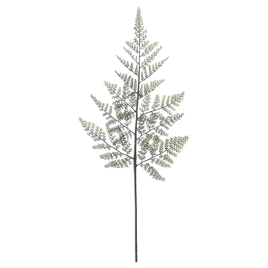 Ikea Smycka Artificial Leaf, In /Out Door / Fern Green 53 Cm