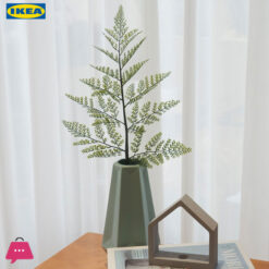 Ikea Smycka  Artificial Leaf, In /Out Door / Fern Green 53 Cm