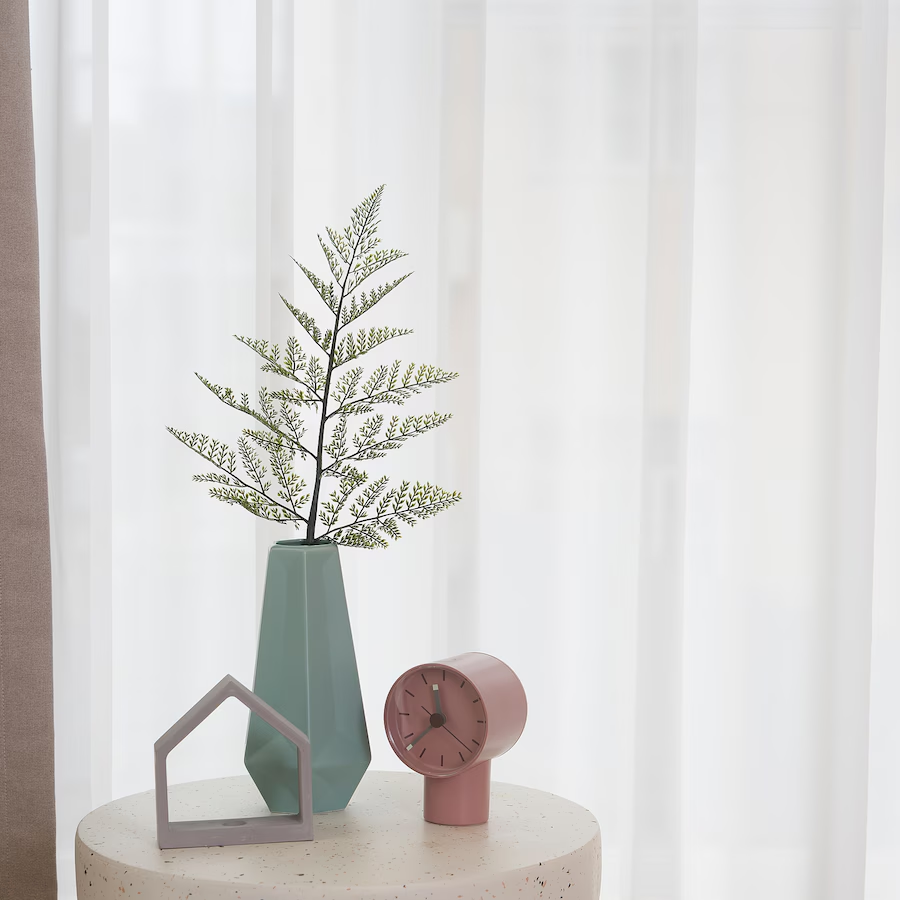 Ikea Smycka Artificial Leaf, In /Out Door / Fern Green 53 Cm