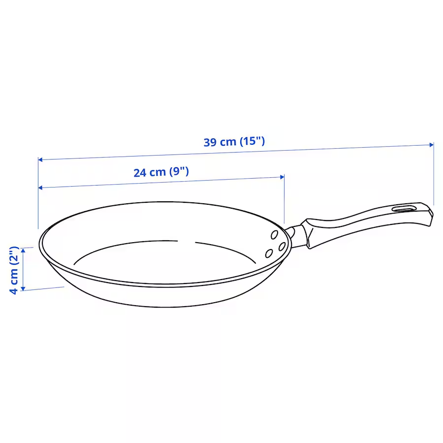 Ikea Tagghaj Frying Pan, Non-Stick Coating
