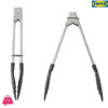 Ikea Tillampad Tongs, Stainless Steel - 2 Pcs Set