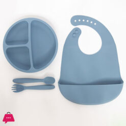 Lila &Amp; Jack 4 Piece Silicone Meal Set Ages 6 Months Plus New