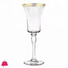 Mikasa Crystal Gold Rim Austria Stemmed Wine Glass - Set Of 6