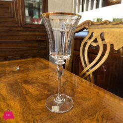 Mikasa Crystal Gold Rim Austria Stemmed Wine Glass - Set Of 6