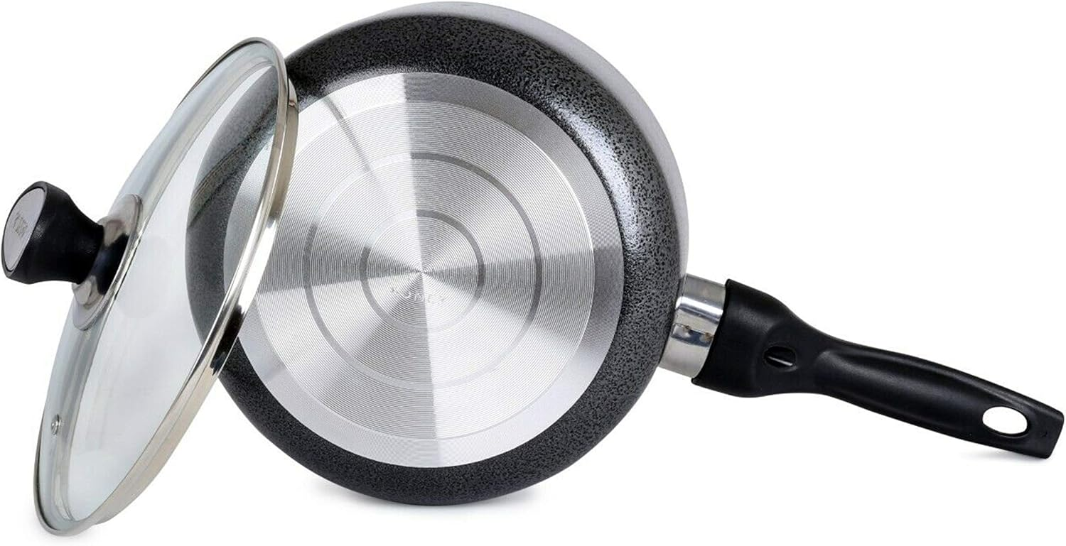 Non Stick Royal Saucepan Pot Stock With Glass 20 Cm - 50130