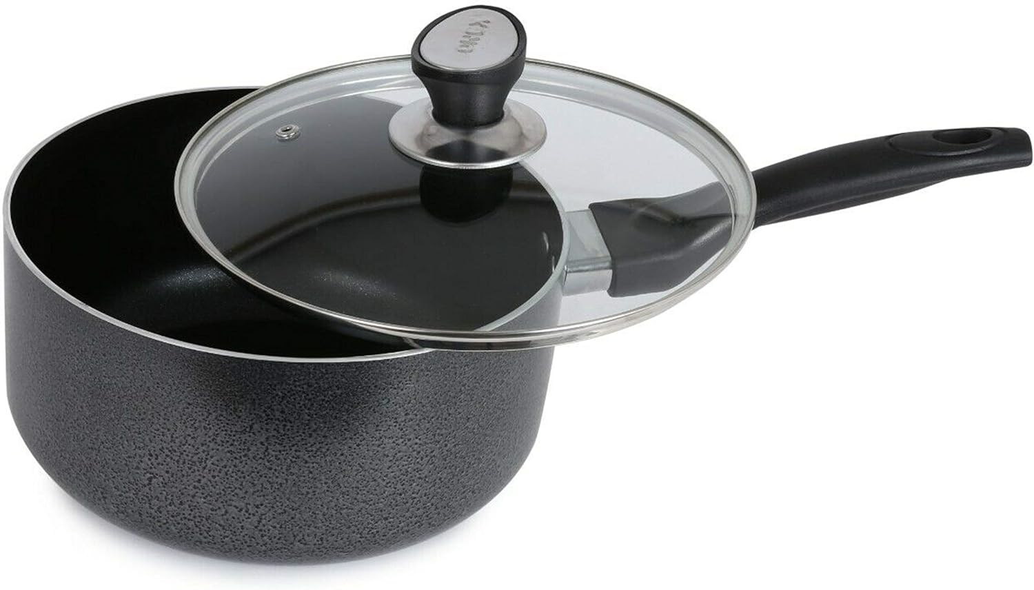 Non Stick Royal Saucepan Pot Stock With Glass 20 Cm - 50130