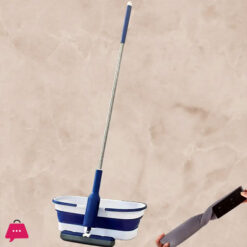 Premium Twist Mop With Folding Silicon Bucket
