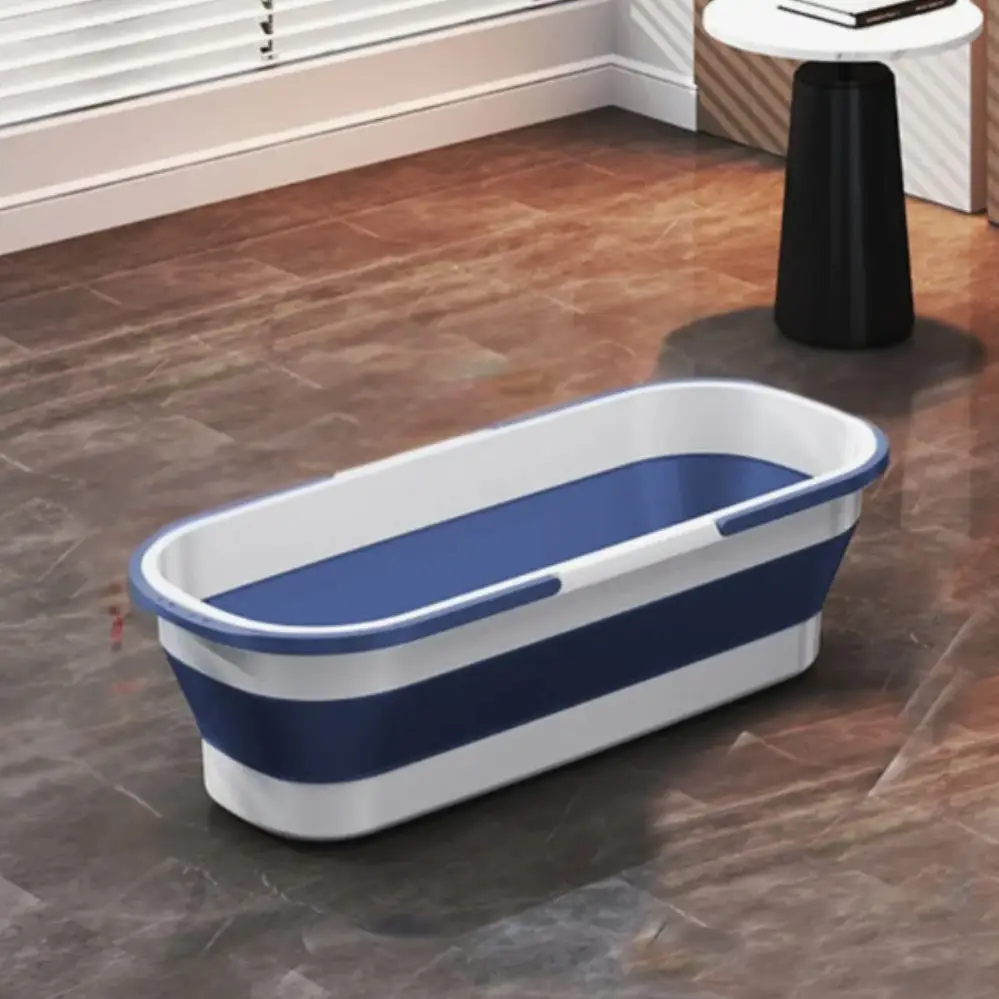 Premium Twist Mop With Folding Silicon Bucket