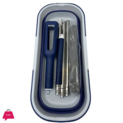 Premium Twist Mop With Folding Silicon Bucket