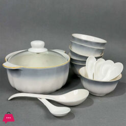 Privilege Ceramic Soup Set 15 Pcs