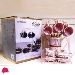 Privilege Ceramic Tea Set With Stand 17 Pcs