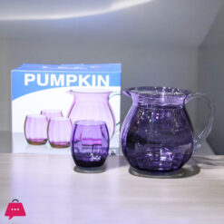 Pumpkin Acrylic Water Jug Abd Tumbler Set Of 7 Pcs