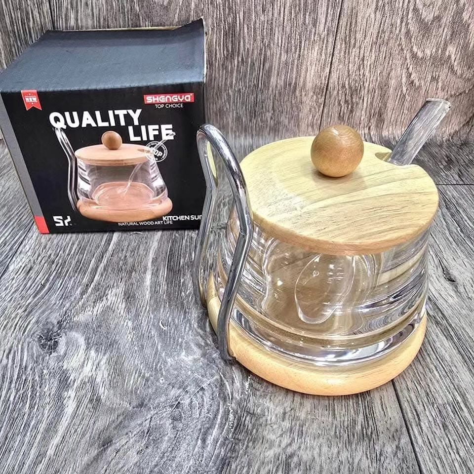 Quality Life Nature Wood Art Jar Set