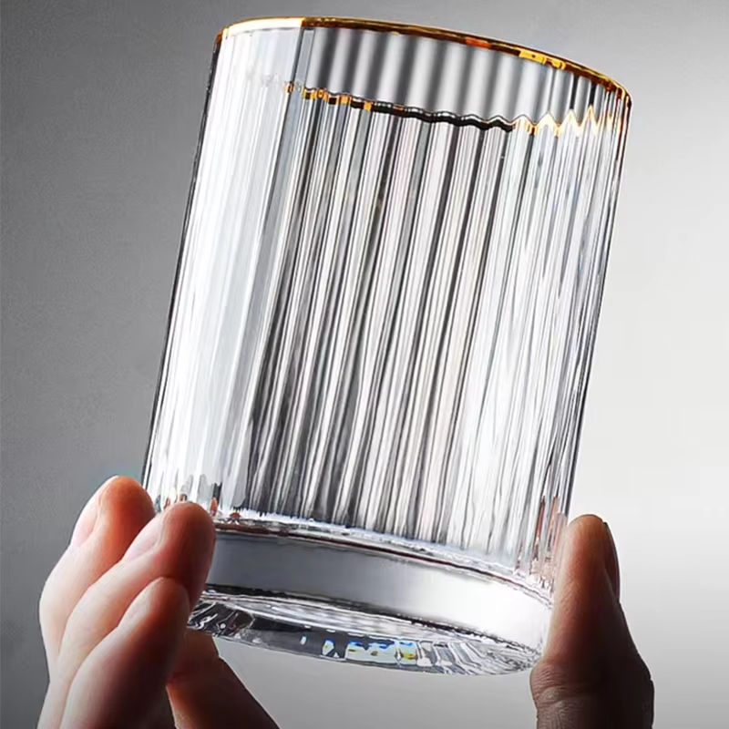 Rossel Crystal Self Linning Easy Grip Drink Glass Set Of 6