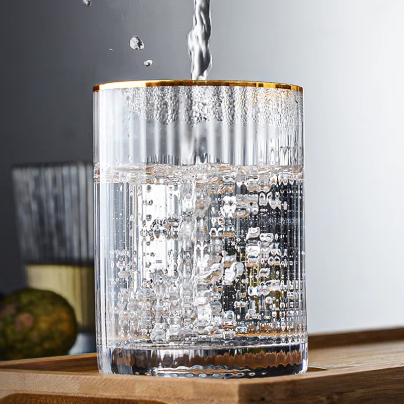 Rossel Crystal Self Linning Easy Grip Drink Glass Set Of 6